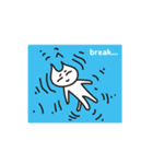 困り顔のネコ 九十九（つくも）その1（個別スタンプ：3）