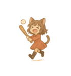 ゆるふわ猫耳ガール（個別スタンプ：31）