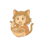 ゆるふわ猫耳ガール（個別スタンプ：36）