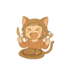 ゆるふわ猫耳ガール（個別スタンプ：37）
