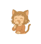 ゆるふわ猫耳ガール（個別スタンプ：38）
