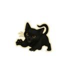 黒猫のノワール（個別スタンプ：1）