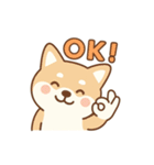 白い柴犬のゆるっとスタンプ（個別スタンプ：19）