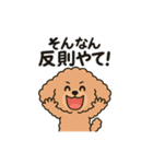 関西弁トイプードルスタンプ♡ツッコミ系♡（個別スタンプ：13）