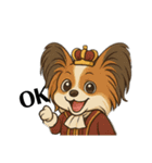 貴族のパピヨン✨（個別スタンプ：16）
