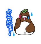 かみさまになりたいわもんたぬき（個別スタンプ：16）