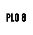 PLOスタンプ vol.1｜PLO用語集（個別スタンプ：3）