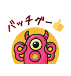 ポップなモンスタースタンプ（個別スタンプ：1）