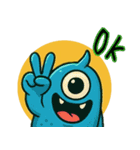 ポップなモンスタースタンプ（個別スタンプ：2）