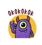 ポップなモンスタースタンプ（個別スタンプ：12）