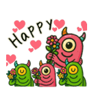 ポップなモンスタースタンプ（個別スタンプ：19）