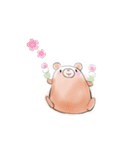 うちきなくまこ（春）（個別スタンプ：33）