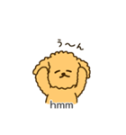 「わたしはプードル」（個別スタンプ：10）