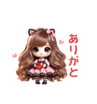 うさ耳＆猫耳のゆめかわギャルちゃん❤︎（個別スタンプ：29）