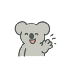 とぼけた表情のコアラのスタンプ（個別スタンプ：4）