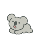 とぼけた表情のコアラのスタンプ（個別スタンプ：9）