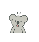 とぼけた表情のコアラのスタンプ（個別スタンプ：13）