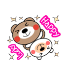 くまちゃん一言スタンプ（個別スタンプ：35）