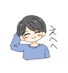 男の子スタンプでました！（個別スタンプ：18）