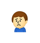 心配性なサトシくん（個別スタンプ：12）