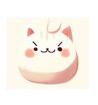 まるねこ - まんまる気分スタンプ（個別スタンプ：3）