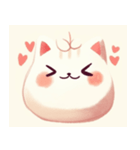 まるねこ - まんまる気分スタンプ（個別スタンプ：9）