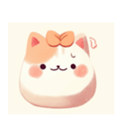 まるねこ - まんまる気分スタンプ（個別スタンプ：14）