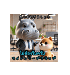 豆柴の日本語とタイ語の挨拶（ビジネス編）（個別スタンプ：32）