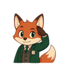 キツネ教授（個別スタンプ：5）