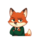 キツネ教授（個別スタンプ：9）