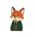 キツネ教授（個別スタンプ：11）