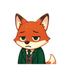 キツネ教授（個別スタンプ：15）
