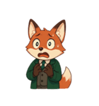 キツネ教授（個別スタンプ：18）