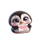 萌えペンギンの愛の告白（個別スタンプ：8）
