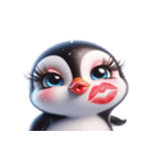 萌えペンギンの愛の告白（個別スタンプ：19）