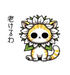 向日葵にゃん②…（個別スタンプ：24）