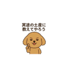 【トイプードル】ラスボスがよく言うセリフ（個別スタンプ：13）