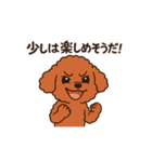 【トイプードル】ラスボスがよく言うセリフ（個別スタンプ：32）