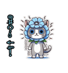 ネモフィラにゃん①.（個別スタンプ：28）
