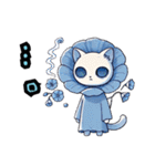 ネモフィラにゃん①.（個別スタンプ：37）
