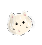 リアクションの猫（個別スタンプ：3）