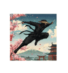 Ukiyoe Ninja（個別スタンプ：21）