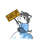 ハスキーの心からの献身（個別スタンプ：27）