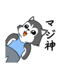 ハスキーの心からの献身（個別スタンプ：35）