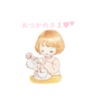 Pretty Lady's Happy Heart（個別スタンプ：7）