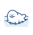 無念！ 埋まりアザラシ（個別スタンプ：6）