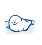無念！ 埋まりアザラシ（個別スタンプ：7）