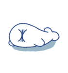 無念！ 埋まりアザラシ（個別スタンプ：21）
