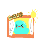 ぷっくり文字のみずまるさん（個別スタンプ：11）