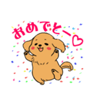 ぽっちゃりダックス 2（レッド）（個別スタンプ：9）